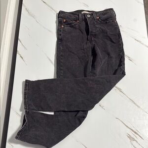 Levi’s wedgie straight Black Women's Jeans